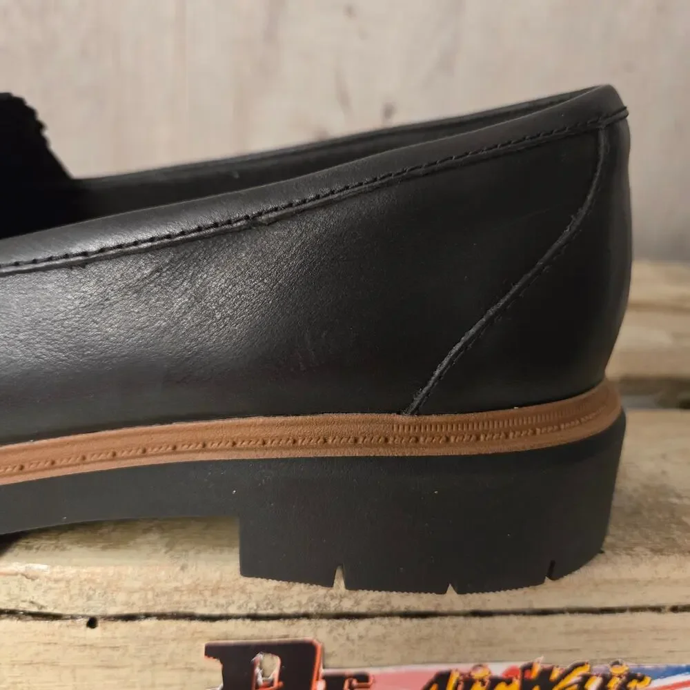 Women's Clarks Leather Westlynn Bella Loafers Black W7.5 - Picture 13 of 13